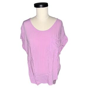 Splendid Pink Cap Sleeve Tee Shirt